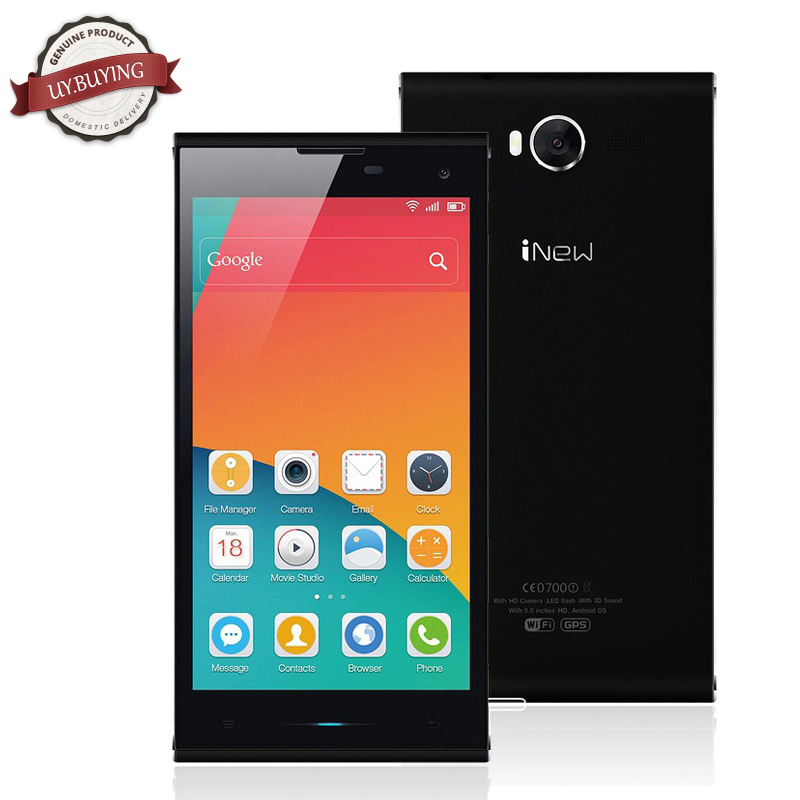 Original iNew V7 5 0 OGS MTK6582 Quad Core 1 3GHz Android 4 4 3G smartphone