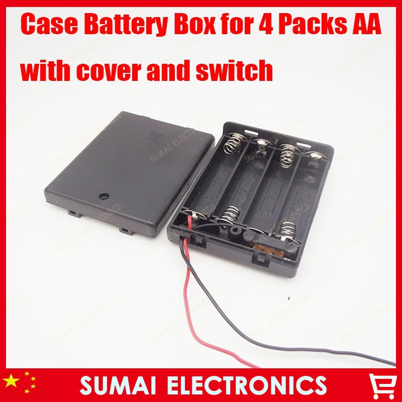 5Pcs 3x AAA Battery Case Holder Case Wired ON//OFF Switch For DIY Experiment Test
