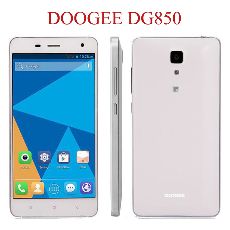 ZK3 Original Doogee DG850 MTK6582 Quad Core WCDMA Cell Phone 5 0inch HD IPS Android 4