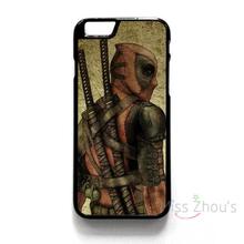 For iphone 4/4s 5/5s 5c SE 6/6s 7 plus ipod touch 4/5/6 back skins mobile cellphone cases cover DEADPOOL MARVEL
