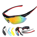 Polarized Sunglasses Suit Outdoor Windproof Cycling Fishing Eyewear with 5 Lens and Myopia Frame Unisex Gifts