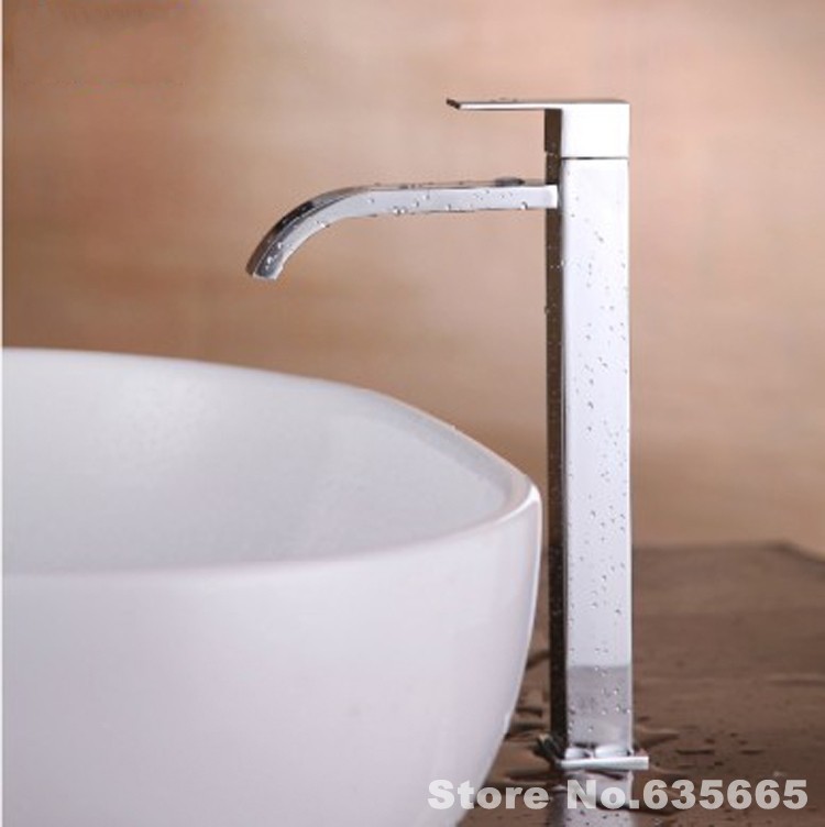 Lavatory Basin Vessel Sink Vanity Tops Tap Single Cold Brass Faucet ...