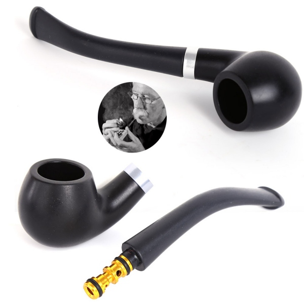 Hot New Arrival Retro Vintage Wooden Smoking Pipe Tobacco Cigarettes Cigar Pipes Gift Durable 