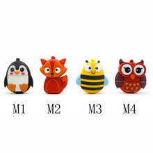 USB Stick Bee usb flash drive Penguin pendrive Fox memory flash Red Owl USB Flash 4gb 8gb 16gb 32gb Flash Drive 2016 key usb