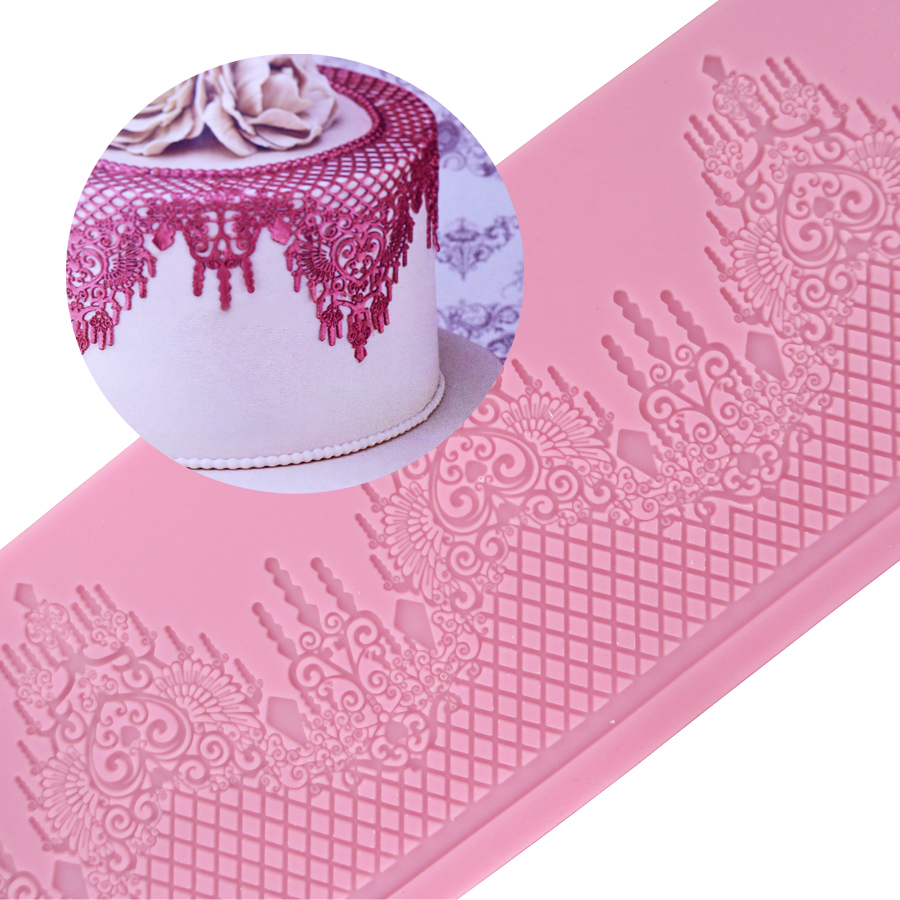 359mm-133mm-Mould-Silicone-Mat-Wedding-Cake-Decoration ...