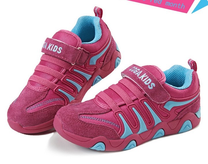 2015 Designer Girls Sports Shoes Boys Brand Shoes Kids Brand Sneakers Children Girl Genuine Leather Mesh Casuals Big Boy L91 (6)