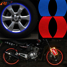 new 17/18 inch new flame reflective rim tape wheel stripes stickers vinyl decal car For Kawasaki z800 z750 z250 z1000 er6n er6f
