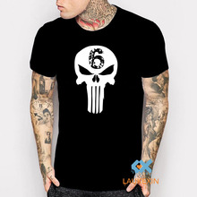 The Punisher Skull Men Fashion T Shirt Navy Seal Team Print Mens camisetas hombre Clothing harajuku Style tshirt homme