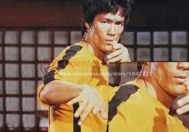 Jeet Kune Do Game Of Death Costume Jumpsuit Bruce Lee Classic Yellow Kung Fu Uniforms Telegraph