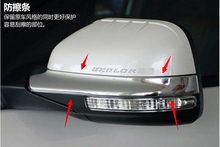 For Ford Explorer 2011-2014 Chrome Side Rearview Mirror Strip Cover Trim 2pcs