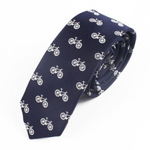 New Design Bikes Pattern Handmade Tie Fashion Men Necktie Wedding Casual Neckties Geometric Gravata Accessories