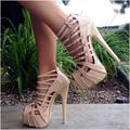 Made to order 2015 Gladiator Women Shoes peep toe sandalias femininas high heel women sandals sandalias