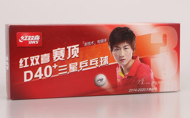 Description Picture 3 of item20Balls Newest DHS 3-Star Dingning D40+ Table Tennis Balls New Material Plastic Poly Ping Pong Balls