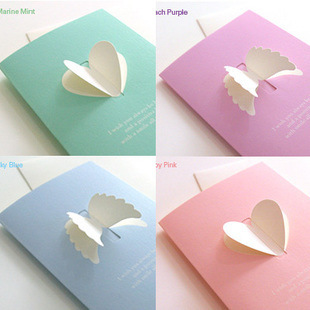 5pcs/lot Vintage Kraft Paper greeting cards with Heart Shape for Wedding Invitation/ Card Packing/ Wedding Decoration 0614