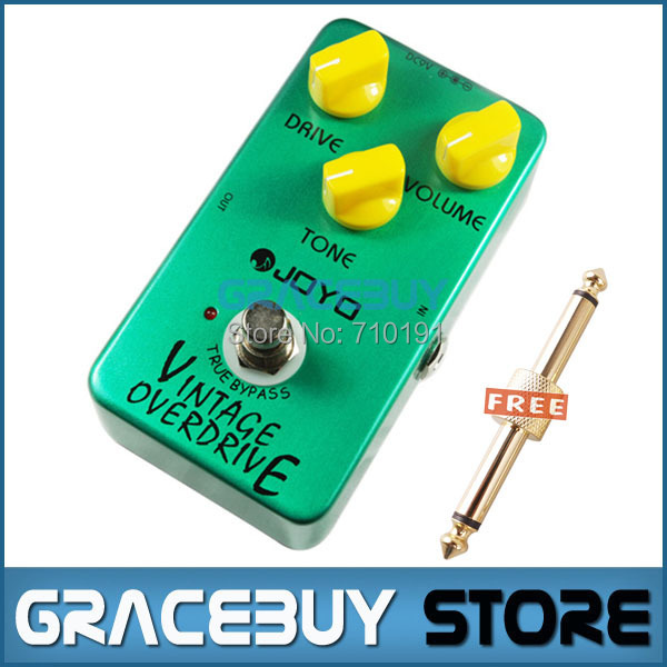 JOYO JF-01 Electric Bass Guitar Effect Pedal Vintage Overdrive DC 9V True Bypass Dynamic Compression