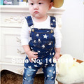 new 2016 spring autumn summer fashion children denim overalls for kids boys baby jumpsuit pants jeans