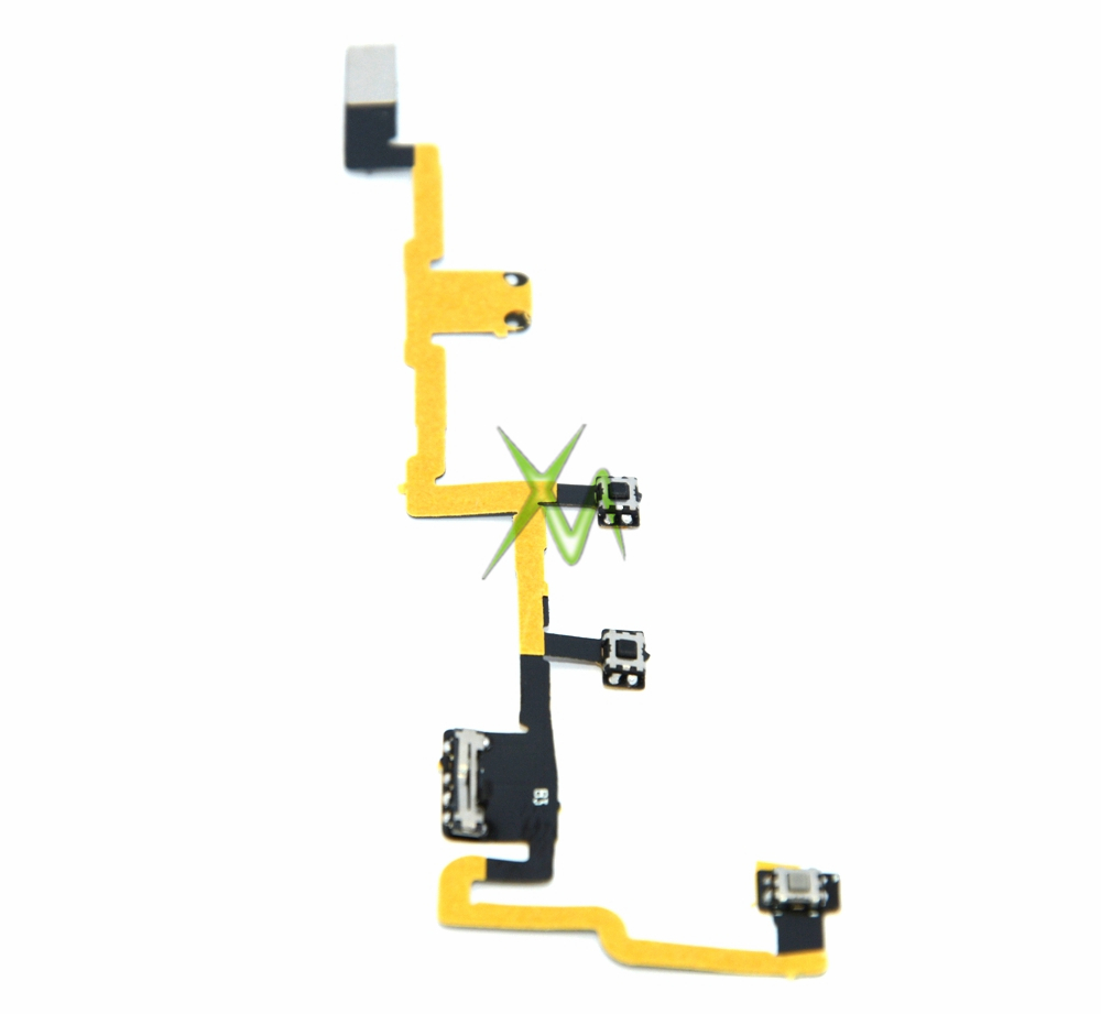 10pcs/lot Genuine replacement Original Power Switch ON OFF Volume Button Flex Cable for iPad 2 2nd Gen Free Shipping