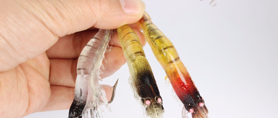 Goture 5pcs/lot 9cm/6g Soft <font><b>Fishing</b></font> Lure Shrimp Luminous Artificial Bait With Swivel 3 Colors <font><b>Fishing</b></font> Lures Baits Goture 5pcs/lot 9cm/6g Soft <font><b>Fishing</b></font> Lure Shrimp Luminous Artificial Bait With Swivel 3 Colors <font><b>Fishing</b></font> Lures Baits