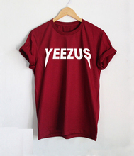 YEEZUS Shirt Kanye West T-shirt Tour Hip Hop Rap Men/Womens Swag Shirt harajuku Style camisetas hip hop Men Casuals T Shirt