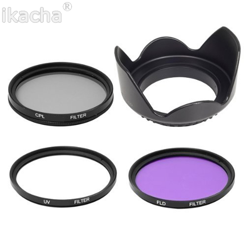 lens hood+cap+filter (2)