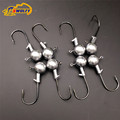 2016 high quality 20pcs 5g 7g 10g 14g 18g Lead Round Jigs Head Fishing Lures Baits