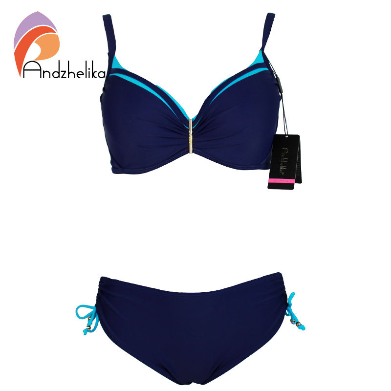 Andzhelika 2016 Newest Summer Sexy Bikini Women Patchwork Metal Diamond Swimsuit Bikini Set Biquini Plus Size Swimwear AK1608 Andzhelika 2016 Newest Summer Sexy Bikini Women Patchwork Metal Diamond Swimsuit Bikini Set Biquini Plus Size Swimwear AK1608