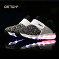 GRITION 7 Colors in 1 Shining LED Shoes LED Light Up Shoes for Girls Women Colorful