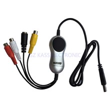 2016 new RCA to USB 2.0 Converter, capture video source from Hi8, VHS, DVD, Camcorder for Windows 7 8 10, Free shipping