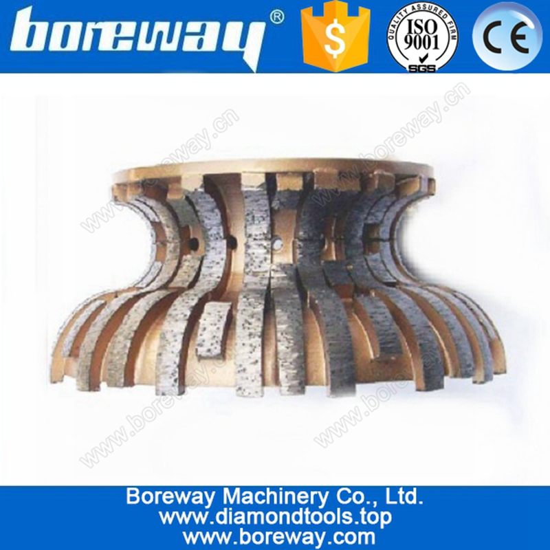 Hot sell  CNC segment router cutting bit F30 for profiling the marble granite counter