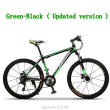 Company Gift Cheap Complete 21-Speed bikes Mountain Bike promotion Updated Version-Green Black MTB 26inch Mountain bicycle