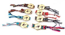 Hot selling Fashion National Weave DIY Birds Pattern Women Quartz Wristwatches Dress Watches Gold Plated Bracelets