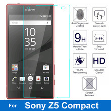 Z5 Compact Screen Protector 9H 2.5D Premium Tempered Glass For Sony Xperia Z5 Compact mini Z5mini E5823 E5803 Protective Film