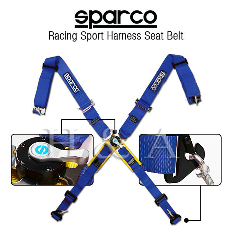 Free shipping competition 4 Point Snap 3 inch width Seat Belt Racing