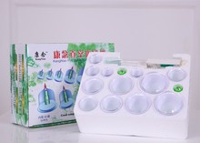12PCS Set Chinese Medical Vacuum Cupping Device Vacuum Pull Cylinders Cupping Kit Body Suction Health Massage