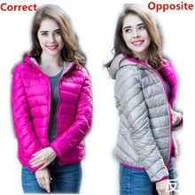 2016 Parka women Jackets Winter Ultra Light Women Duck Down puffer Jacket Womens Hooded Coat manteau