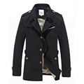 2016 Spring New Medium Long Cotton Chaqueta Hombre Casual Slim Military Jacket