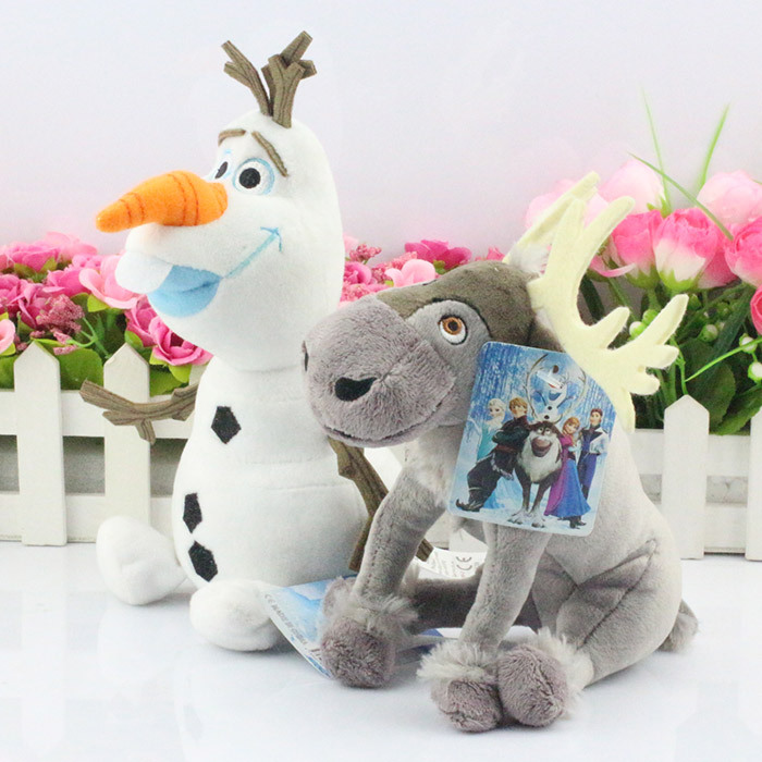 2pcs/set 20CM Frozen svee Plush Toys 2014 New 50cm Princess Elsa plush Anna Plush Doll olaf plush