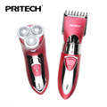 PRITECH Brand 2 In 1 Rechargeable Hair Trimmer Hair Clipper Washable Shaver Personal Care Styling Tools