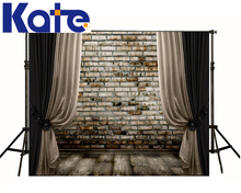 Wedding Backdrop Curtain Wall Baby Studio Mooden Floor Backgrounds For Photo Studio family children baby kate person theme