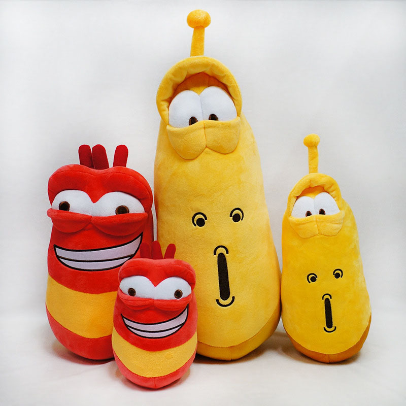 larva stuffed animals