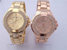 Los nuevos 2015 parejas ver. reloj de pulsera de negocios. diamante costoso reloj de pulsera. noctilucentes puntero