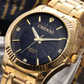 CHENXI top quality Clock gold Fashion Men watch full gold Stainless Steel Quartz watches Wrist Watch