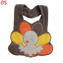 Kids Girl Boy Baby Bib Animals Cotton Saliva Towel Waterproof Infant Lunch Bibs