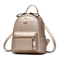 Rivet studded Small Bag Women Edgy New Preppy Style Backpack 2016 Trendy All match Designer Casual