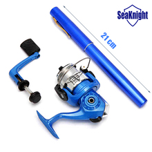 SeaKnight Portable mini pen fishing rod Pocket for winter fishing Rods on ice fishing material tackles Fiber reel with line 1m