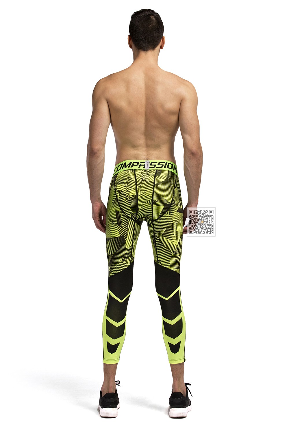 Vansydical Geometric Skinny Sport Yogo Fight Shorts for Men (6)