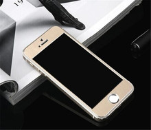 2016 new Full Cover Set 3D Arc 9H Alloy Titanium Tempered Glass Screen Protector Film for iPhone 6 6S 4.7”/6 Plus/6S Plus