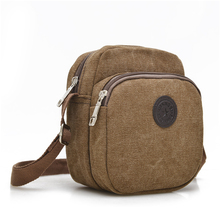 2016 Men Women Shoulder Bag Canvas Small Pocket Money Bag High Quality Material Messenger Outdoor Hiking