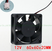 3D printer accessory Reprap E3D Print Head Fan 12VDC 0.1A 4000rpm extruder cooling fan 60*60*20mm great quality free shipping