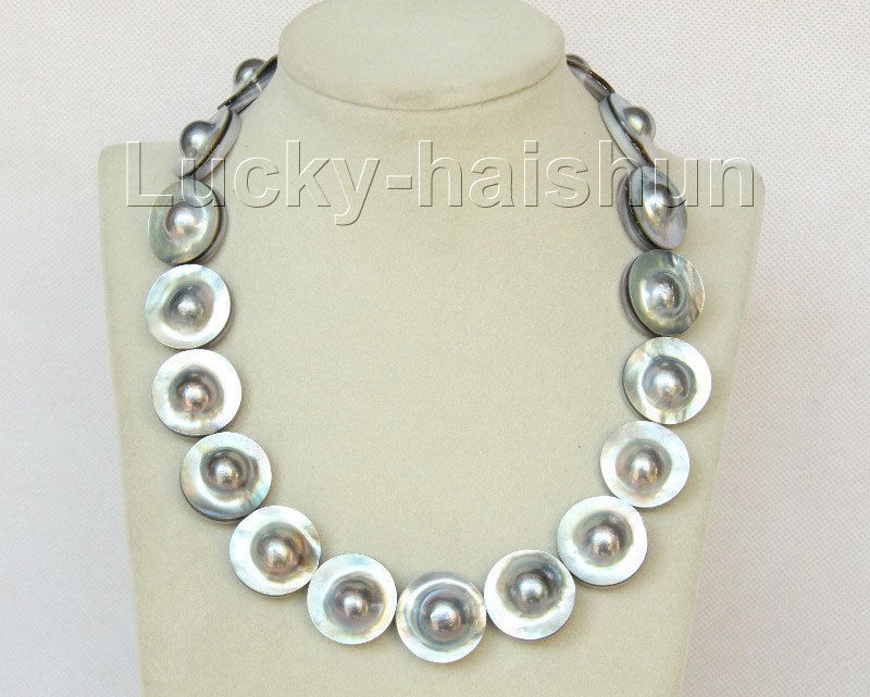 AAAA-100-natural-18-23mm-South-Sea-gray-Mabe-Pearl-necklace-pearl-clasp-(2)